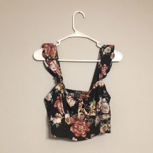 Size Medium floral crop top